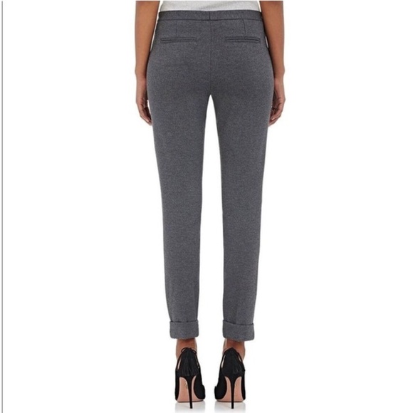 NWOT ATM Slim Cropped Cuffed Ponte Pants Charcoal Grey Business Casual Women’s 2 - Picture 2 of 12